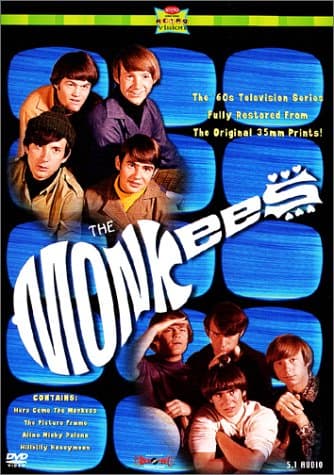 Micky Dolenz, Davy Jones, Michael Nesmith, and Peter Tork in The Monkees (1966)